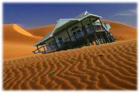 house on the sand